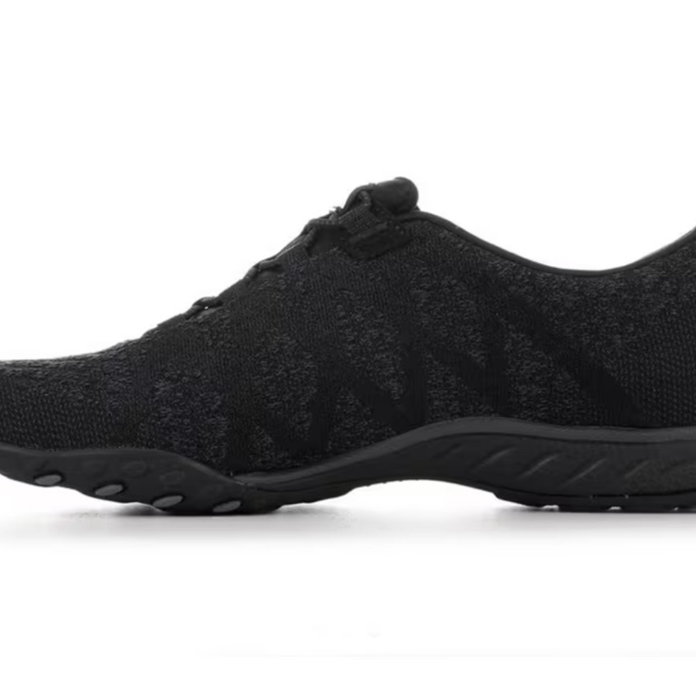 Skechers Women Infi Knity Black Air Cooled Memory Foam Slip On Sneakers 6.5 New - Picture 3 of 10